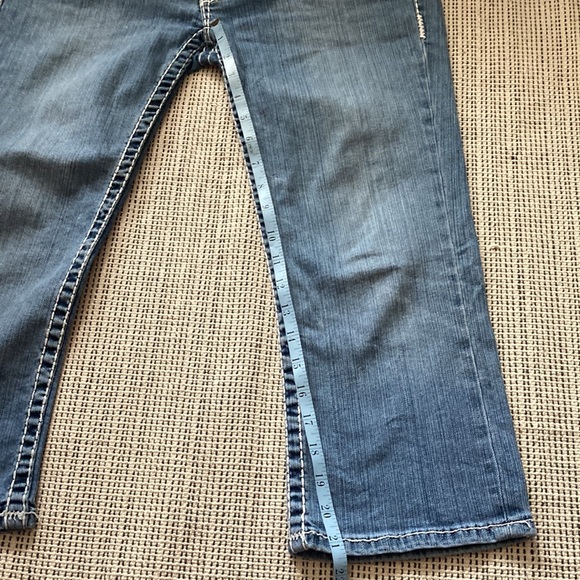 L.A. Idol USA Cropped Denim Jeans Size 13 - Picture 8 of 12